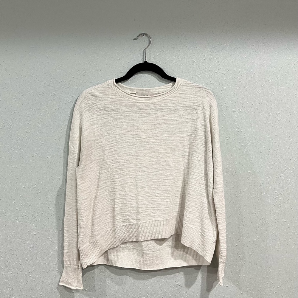 Loft White Longsleeve